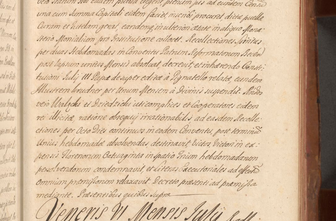 Zdjęcie nr 298 dla obiektu archiwalnego: Acta actorum episcopalium R. D. Constantini Feliciani in Szaniawy Szaniawski, episcopi Cracoviensis, ducis Severiae per annos 1724 - 1727 conscripta. Volumen II