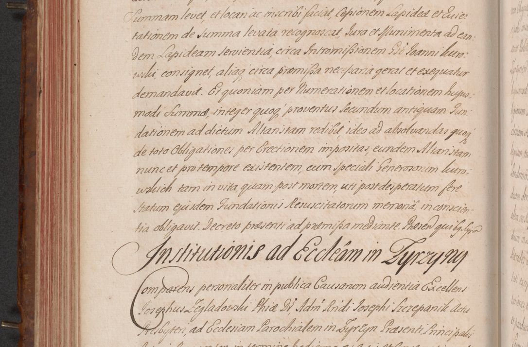 Zdjęcie nr 301 dla obiektu archiwalnego: Acta actorum episcopalium R. D. Constantini Feliciani in Szaniawy Szaniawski, episcopi Cracoviensis, ducis Severiae per annos 1724 - 1727 conscripta. Volumen II