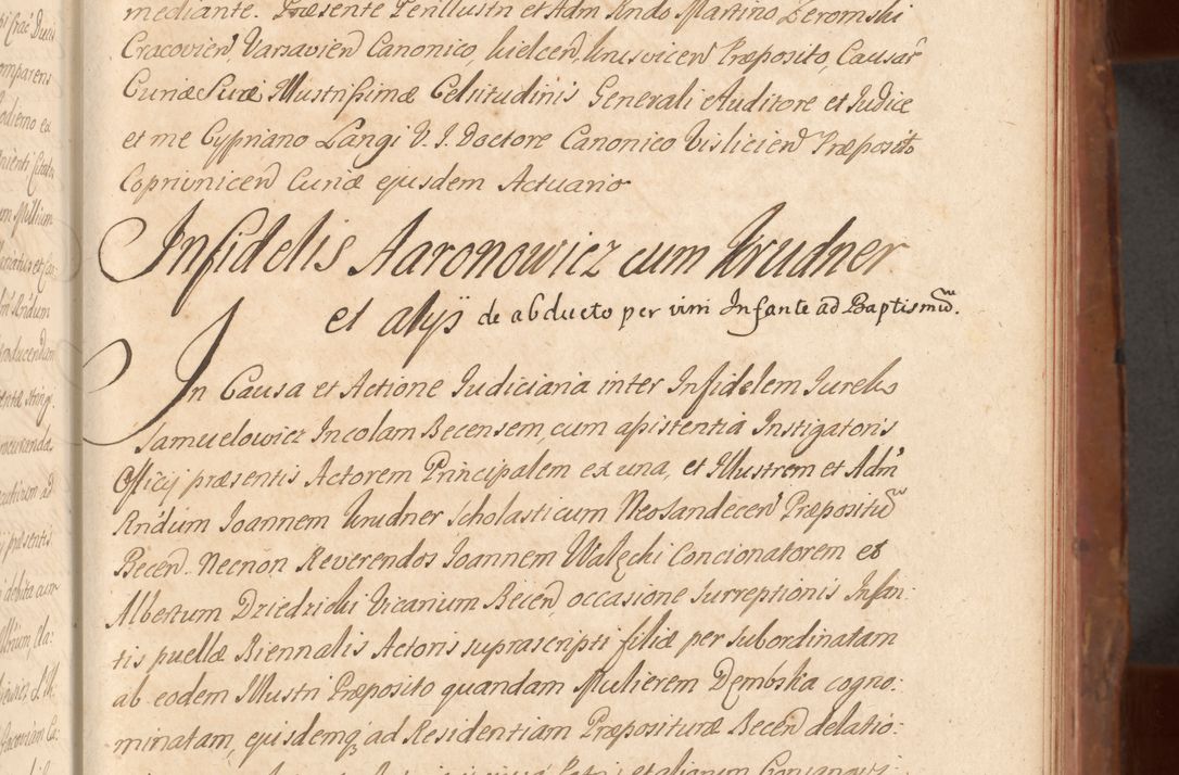 Zdjęcie nr 294 dla obiektu archiwalnego: Acta actorum episcopalium R. D. Constantini Feliciani in Szaniawy Szaniawski, episcopi Cracoviensis, ducis Severiae per annos 1724 - 1727 conscripta. Volumen II