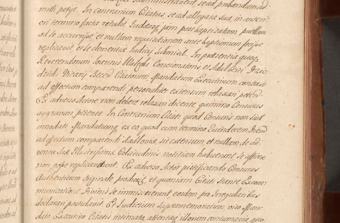 Zdjęcie nr 296 dla obiektu archiwalnego: Acta actorum episcopalium R. D. Constantini Feliciani in Szaniawy Szaniawski, episcopi Cracoviensis, ducis Severiae per annos 1724 - 1727 conscripta. Volumen II