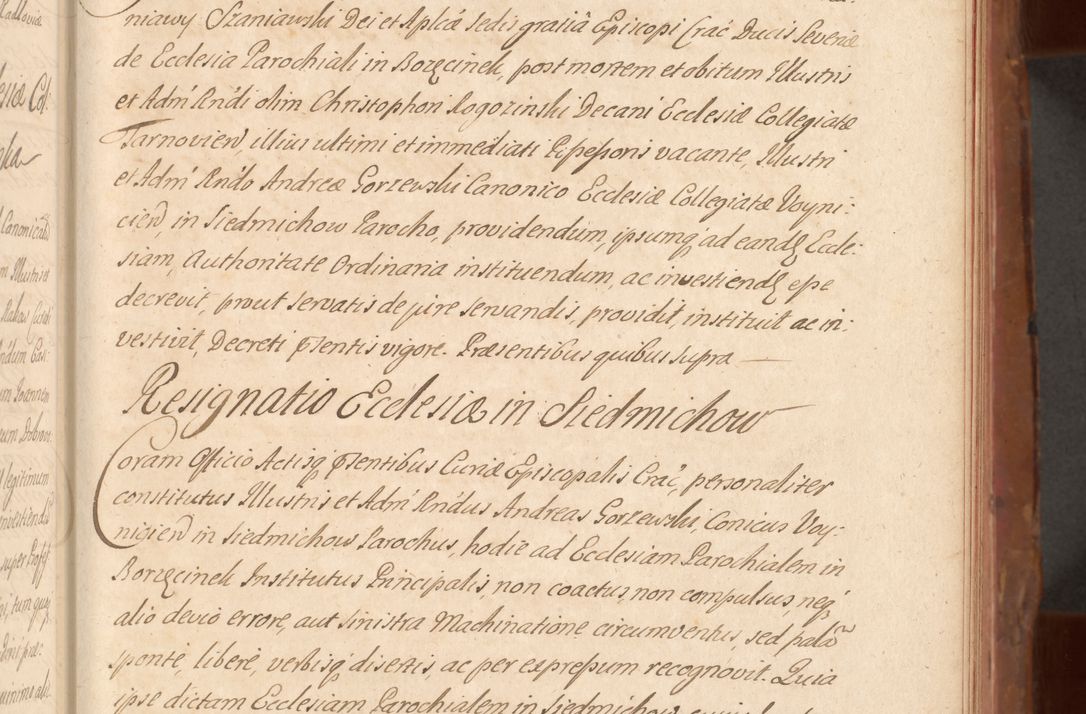 Zdjęcie nr 292 dla obiektu archiwalnego: Acta actorum episcopalium R. D. Constantini Feliciani in Szaniawy Szaniawski, episcopi Cracoviensis, ducis Severiae per annos 1724 - 1727 conscripta. Volumen II