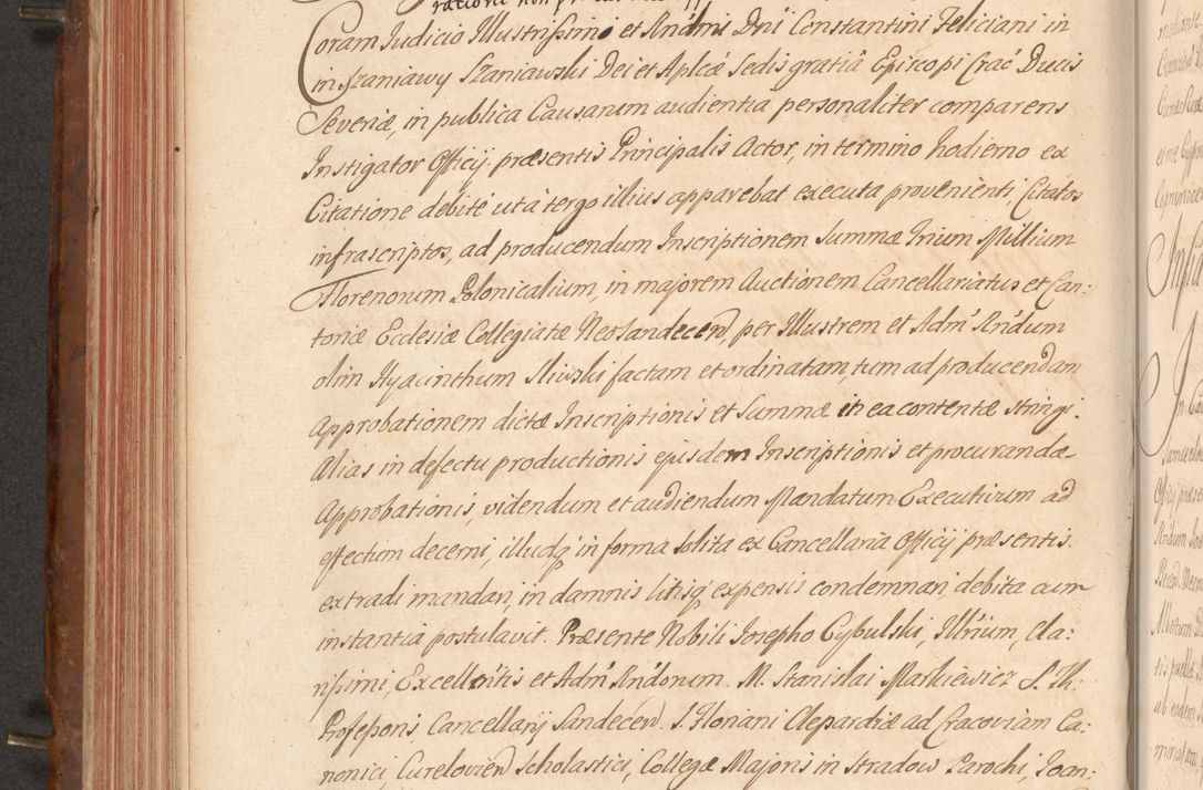 Zdjęcie nr 293 dla obiektu archiwalnego: Acta actorum episcopalium R. D. Constantini Feliciani in Szaniawy Szaniawski, episcopi Cracoviensis, ducis Severiae per annos 1724 - 1727 conscripta. Volumen II