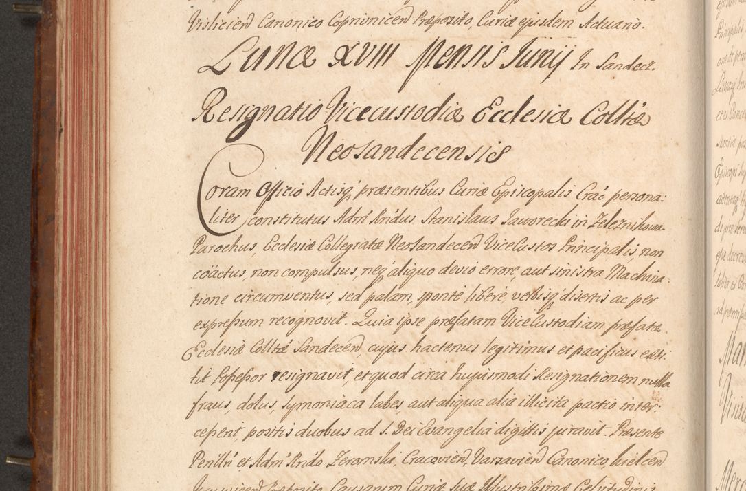 Zdjęcie nr 289 dla obiektu archiwalnego: Acta actorum episcopalium R. D. Constantini Feliciani in Szaniawy Szaniawski, episcopi Cracoviensis, ducis Severiae per annos 1724 - 1727 conscripta. Volumen II