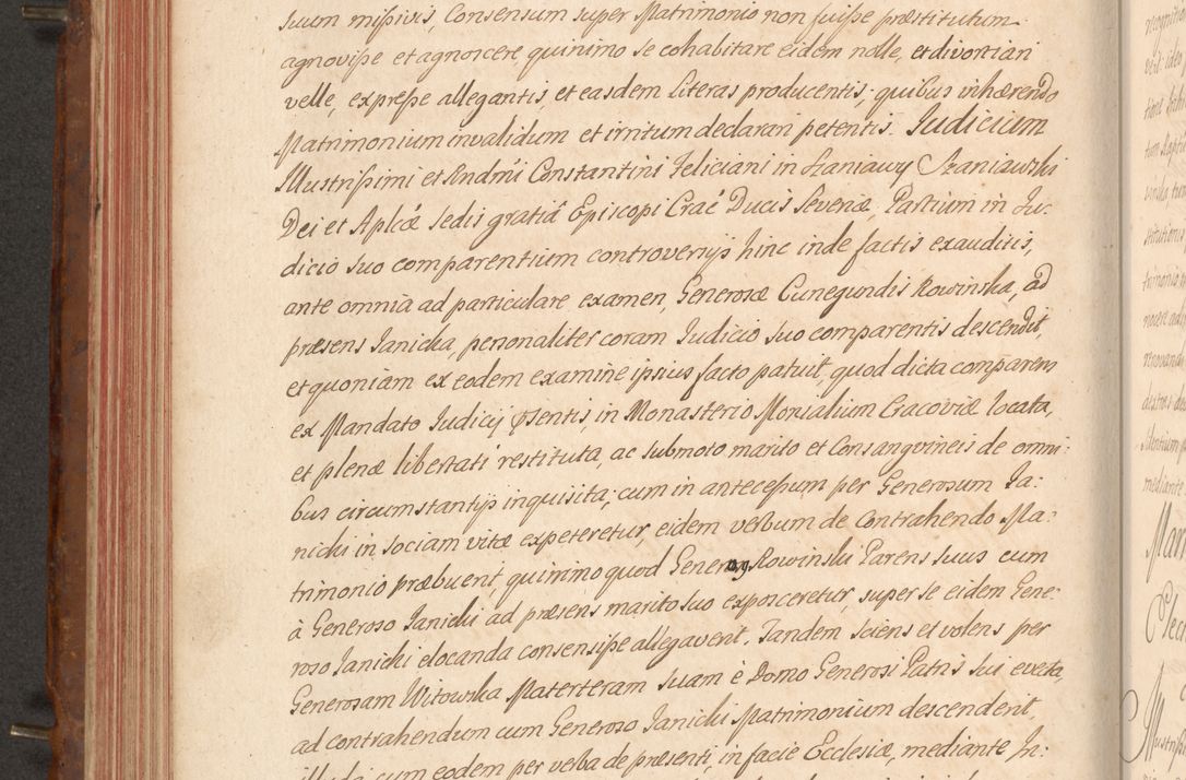 Zdjęcie nr 287 dla obiektu archiwalnego: Acta actorum episcopalium R. D. Constantini Feliciani in Szaniawy Szaniawski, episcopi Cracoviensis, ducis Severiae per annos 1724 - 1727 conscripta. Volumen II