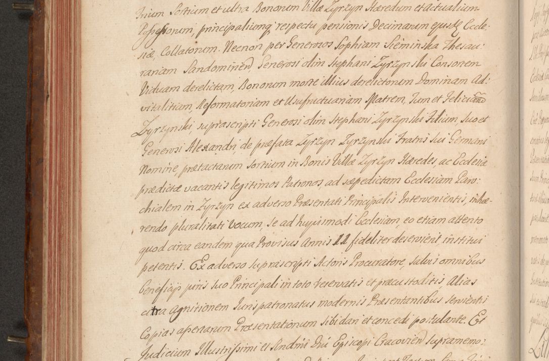 Zdjęcie nr 279 dla obiektu archiwalnego: Acta actorum episcopalium R. D. Constantini Feliciani in Szaniawy Szaniawski, episcopi Cracoviensis, ducis Severiae per annos 1724 - 1727 conscripta. Volumen II