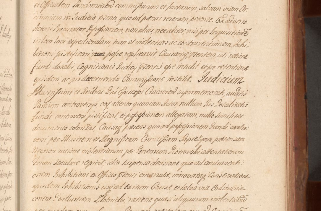 Zdjęcie nr 272 dla obiektu archiwalnego: Acta actorum episcopalium R. D. Constantini Feliciani in Szaniawy Szaniawski, episcopi Cracoviensis, ducis Severiae per annos 1724 - 1727 conscripta. Volumen II