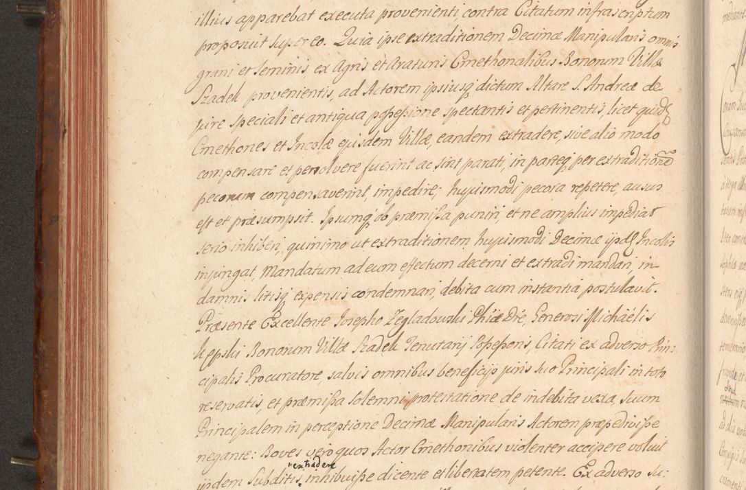 Zdjęcie nr 273 dla obiektu archiwalnego: Acta actorum episcopalium R. D. Constantini Feliciani in Szaniawy Szaniawski, episcopi Cracoviensis, ducis Severiae per annos 1724 - 1727 conscripta. Volumen II