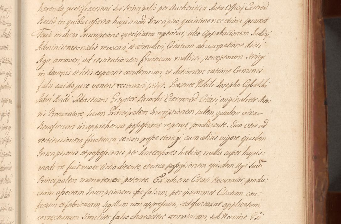 Zdjęcie nr 266 dla obiektu archiwalnego: Acta actorum episcopalium R. D. Constantini Feliciani in Szaniawy Szaniawski, episcopi Cracoviensis, ducis Severiae per annos 1724 - 1727 conscripta. Volumen II