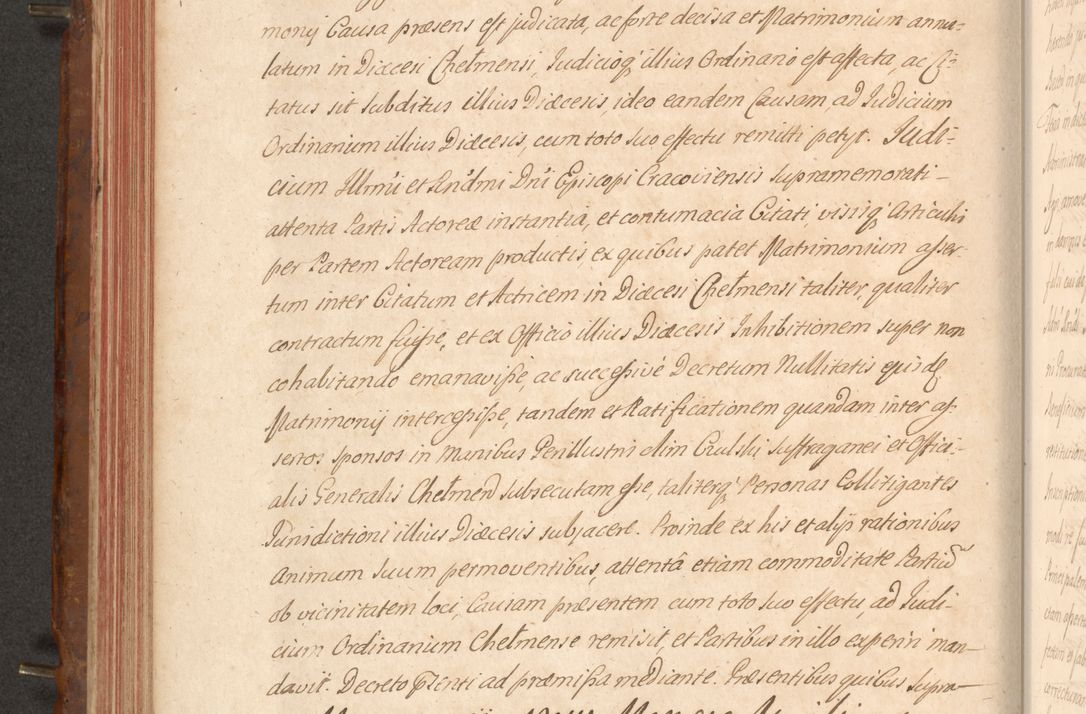 Zdjęcie nr 265 dla obiektu archiwalnego: Acta actorum episcopalium R. D. Constantini Feliciani in Szaniawy Szaniawski, episcopi Cracoviensis, ducis Severiae per annos 1724 - 1727 conscripta. Volumen II