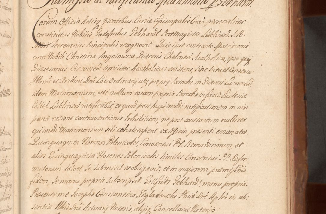 Zdjęcie nr 260 dla obiektu archiwalnego: Acta actorum episcopalium R. D. Constantini Feliciani in Szaniawy Szaniawski, episcopi Cracoviensis, ducis Severiae per annos 1724 - 1727 conscripta. Volumen II