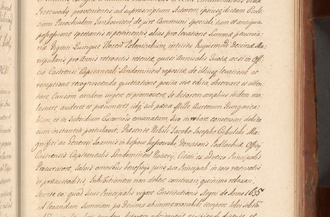 Zdjęcie nr 262 dla obiektu archiwalnego: Acta actorum episcopalium R. D. Constantini Feliciani in Szaniawy Szaniawski, episcopi Cracoviensis, ducis Severiae per annos 1724 - 1727 conscripta. Volumen II