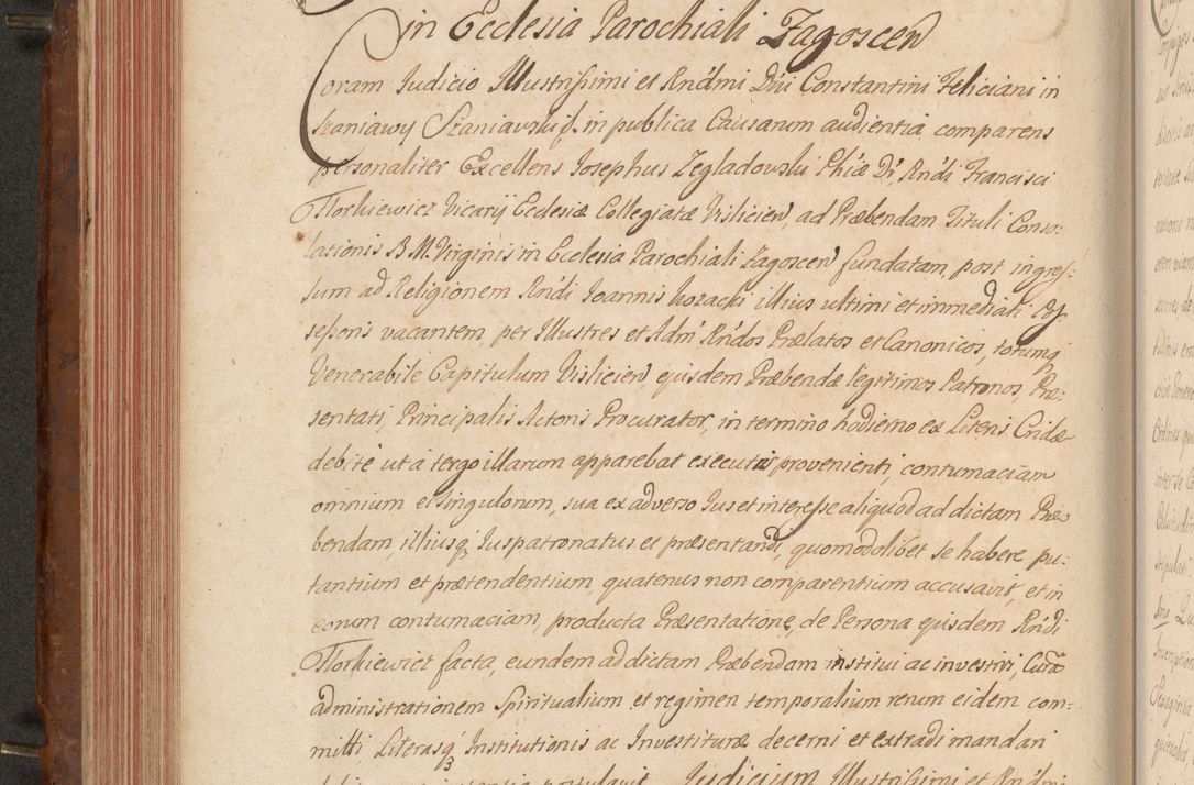 Zdjęcie nr 251 dla obiektu archiwalnego: Acta actorum episcopalium R. D. Constantini Feliciani in Szaniawy Szaniawski, episcopi Cracoviensis, ducis Severiae per annos 1724 - 1727 conscripta. Volumen II