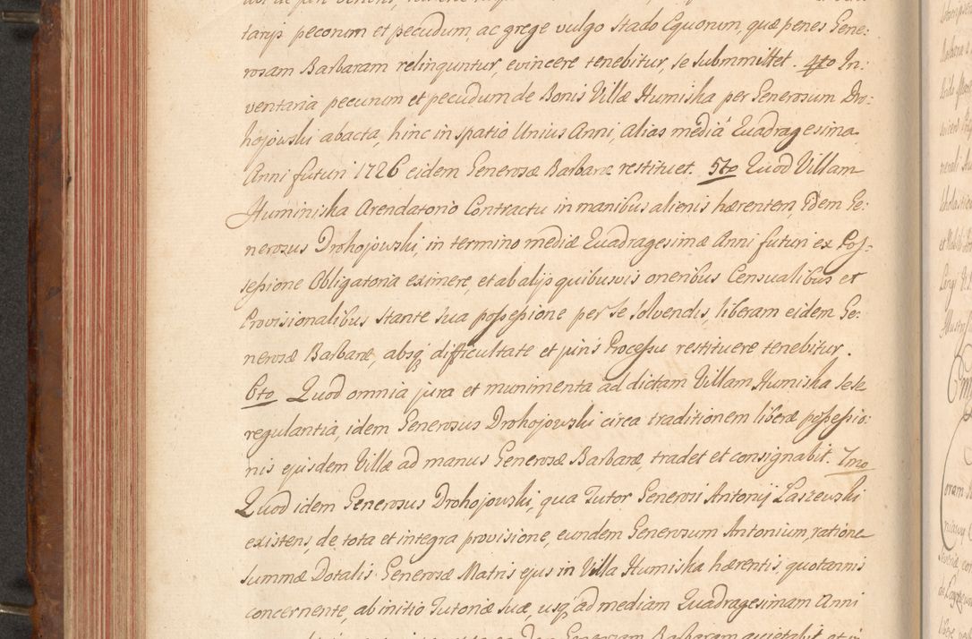 Zdjęcie nr 253 dla obiektu archiwalnego: Acta actorum episcopalium R. D. Constantini Feliciani in Szaniawy Szaniawski, episcopi Cracoviensis, ducis Severiae per annos 1724 - 1727 conscripta. Volumen II