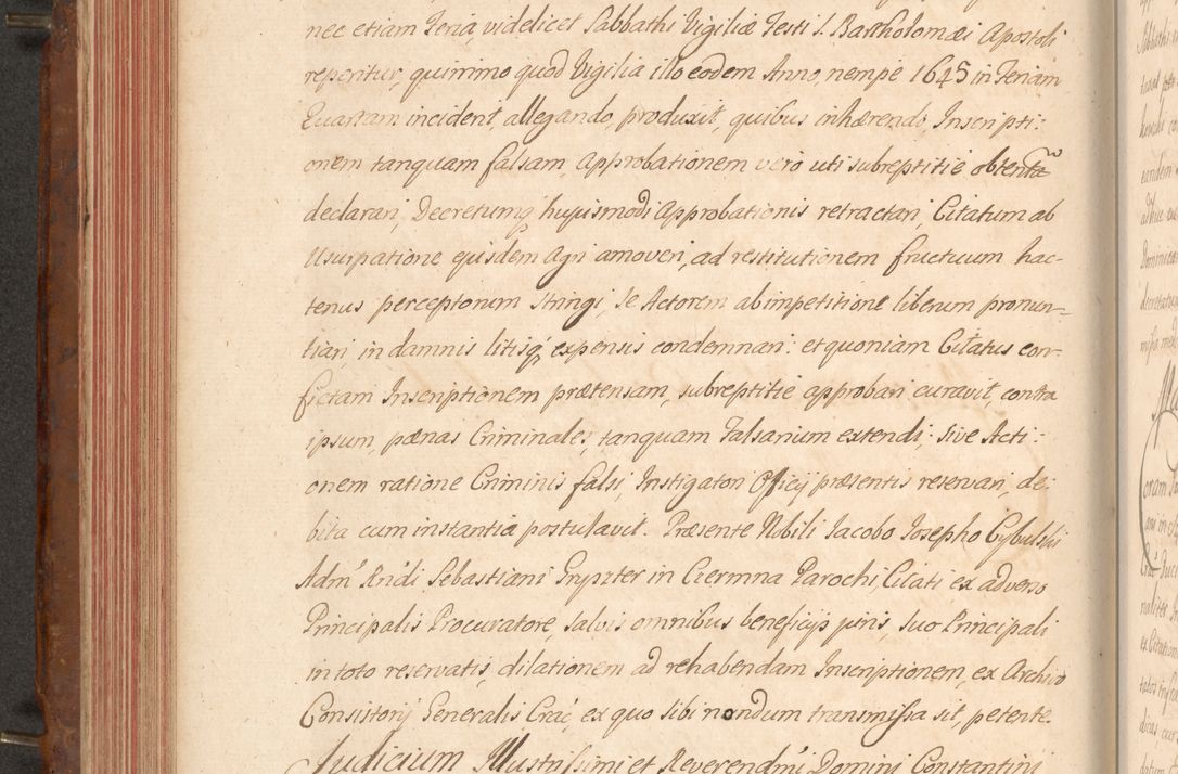 Zdjęcie nr 249 dla obiektu archiwalnego: Acta actorum episcopalium R. D. Constantini Feliciani in Szaniawy Szaniawski, episcopi Cracoviensis, ducis Severiae per annos 1724 - 1727 conscripta. Volumen II
