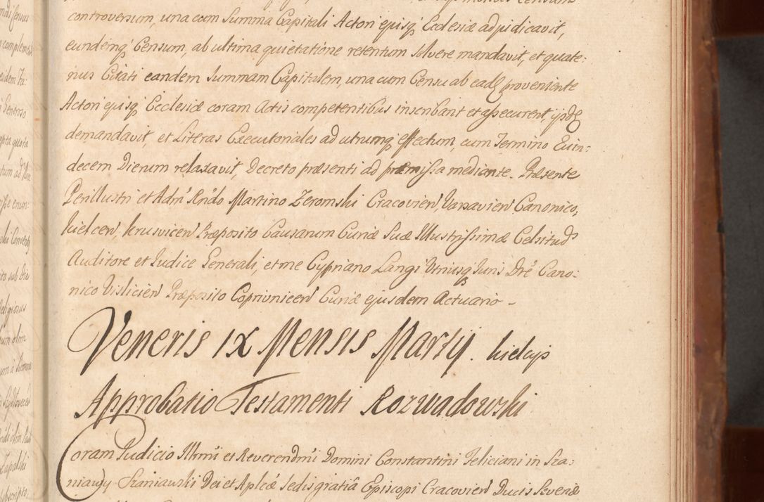 Zdjęcie nr 244 dla obiektu archiwalnego: Acta actorum episcopalium R. D. Constantini Feliciani in Szaniawy Szaniawski, episcopi Cracoviensis, ducis Severiae per annos 1724 - 1727 conscripta. Volumen II
