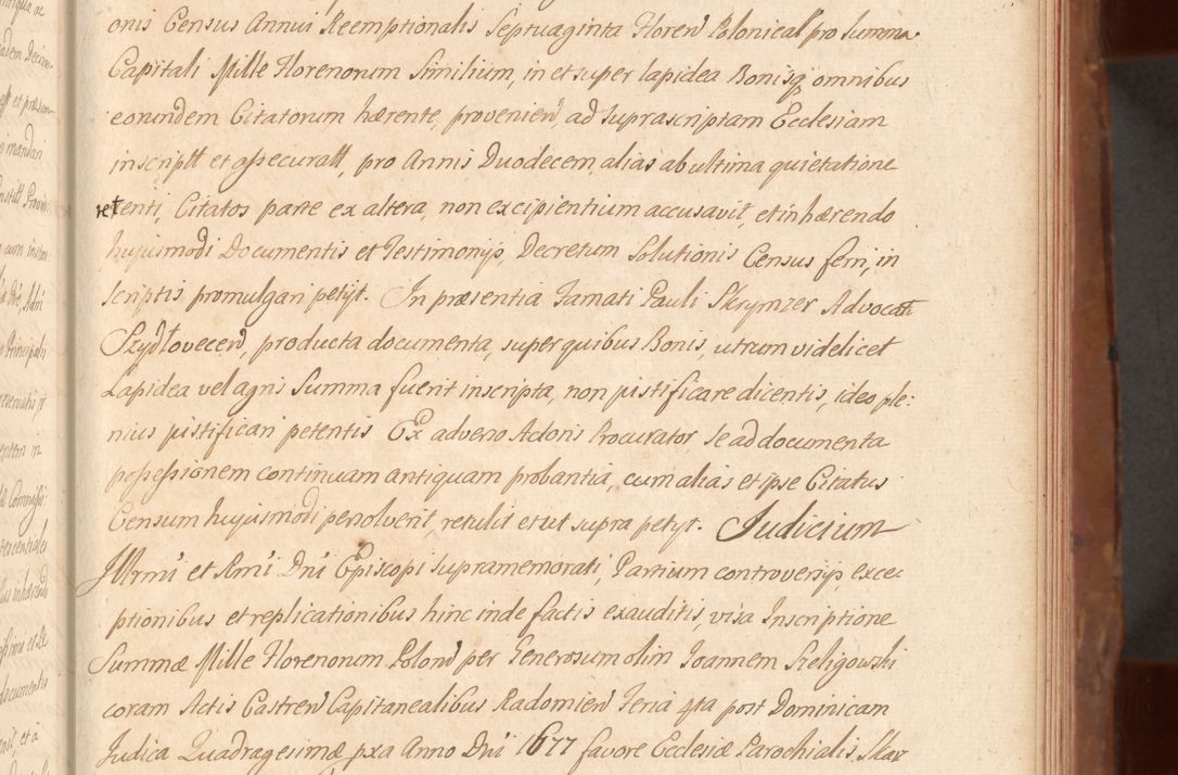 Zdjęcie nr 242 dla obiektu archiwalnego: Acta actorum episcopalium R. D. Constantini Feliciani in Szaniawy Szaniawski, episcopi Cracoviensis, ducis Severiae per annos 1724 - 1727 conscripta. Volumen II