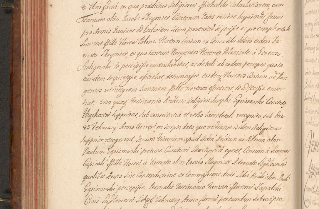 Zdjęcie nr 243 dla obiektu archiwalnego: Acta actorum episcopalium R. D. Constantini Feliciani in Szaniawy Szaniawski, episcopi Cracoviensis, ducis Severiae per annos 1724 - 1727 conscripta. Volumen II