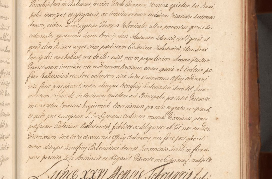 Zdjęcie nr 232 dla obiektu archiwalnego: Acta actorum episcopalium R. D. Constantini Feliciani in Szaniawy Szaniawski, episcopi Cracoviensis, ducis Severiae per annos 1724 - 1727 conscripta. Volumen II