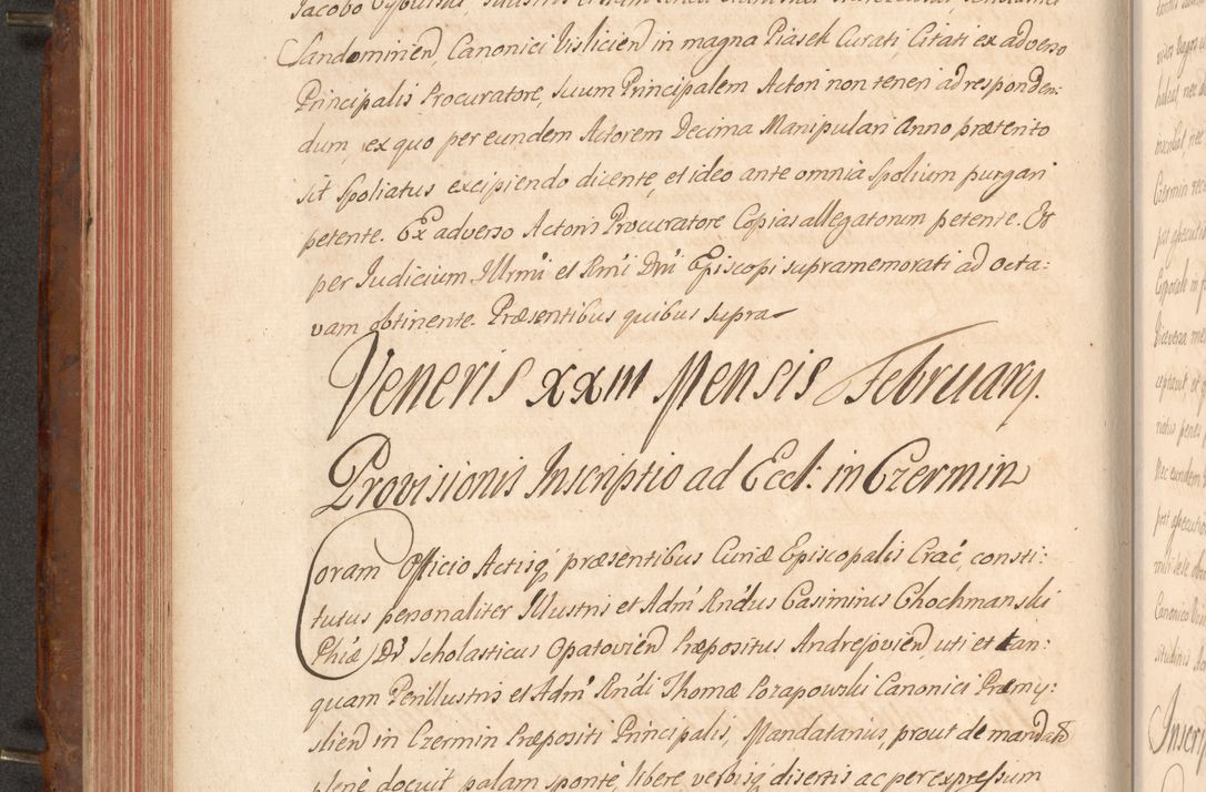 Zdjęcie nr 229 dla obiektu archiwalnego: Acta actorum episcopalium R. D. Constantini Feliciani in Szaniawy Szaniawski, episcopi Cracoviensis, ducis Severiae per annos 1724 - 1727 conscripta. Volumen II