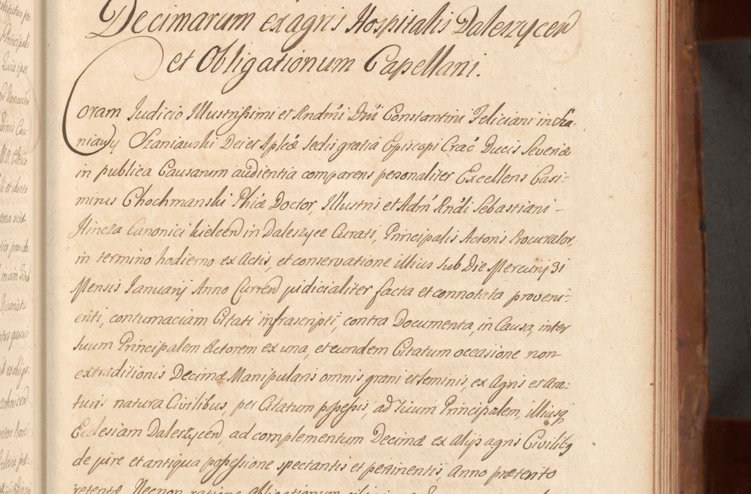 Zdjęcie nr 226 dla obiektu archiwalnego: Acta actorum episcopalium R. D. Constantini Feliciani in Szaniawy Szaniawski, episcopi Cracoviensis, ducis Severiae per annos 1724 - 1727 conscripta. Volumen II
