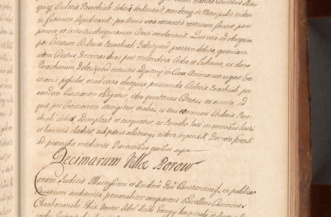 Zdjęcie nr 228 dla obiektu archiwalnego: Acta actorum episcopalium R. D. Constantini Feliciani in Szaniawy Szaniawski, episcopi Cracoviensis, ducis Severiae per annos 1724 - 1727 conscripta. Volumen II