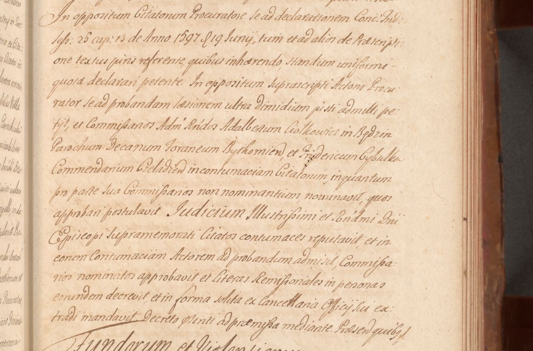 Zdjęcie nr 220 dla obiektu archiwalnego: Acta actorum episcopalium R. D. Constantini Feliciani in Szaniawy Szaniawski, episcopi Cracoviensis, ducis Severiae per annos 1724 - 1727 conscripta. Volumen II