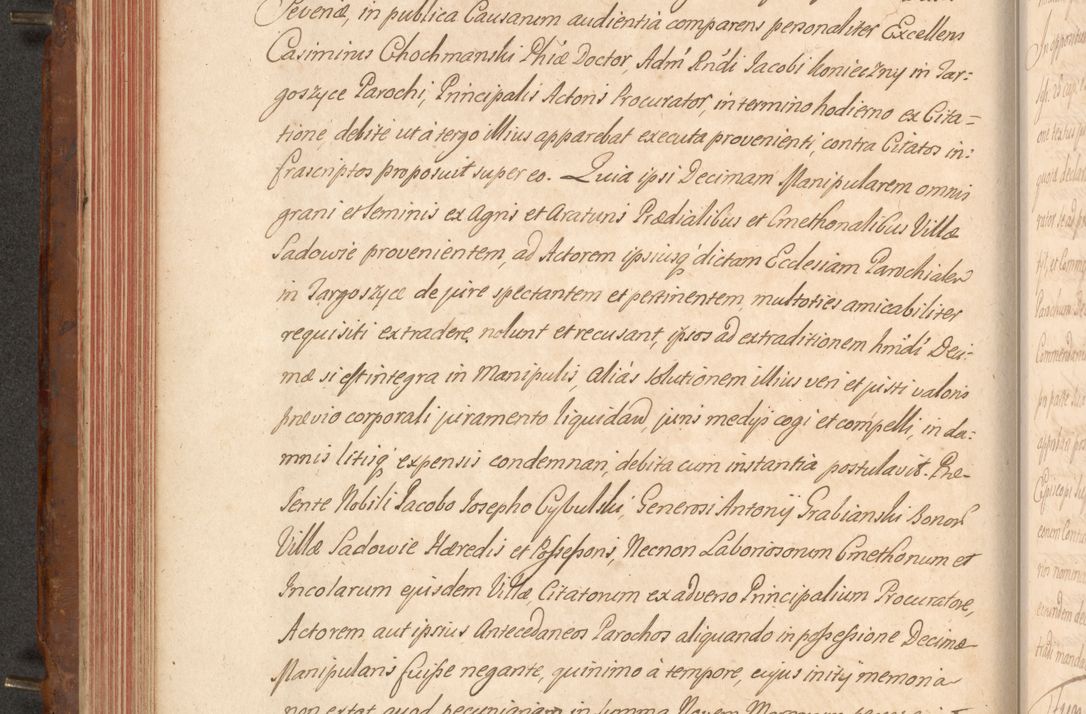 Zdjęcie nr 219 dla obiektu archiwalnego: Acta actorum episcopalium R. D. Constantini Feliciani in Szaniawy Szaniawski, episcopi Cracoviensis, ducis Severiae per annos 1724 - 1727 conscripta. Volumen II