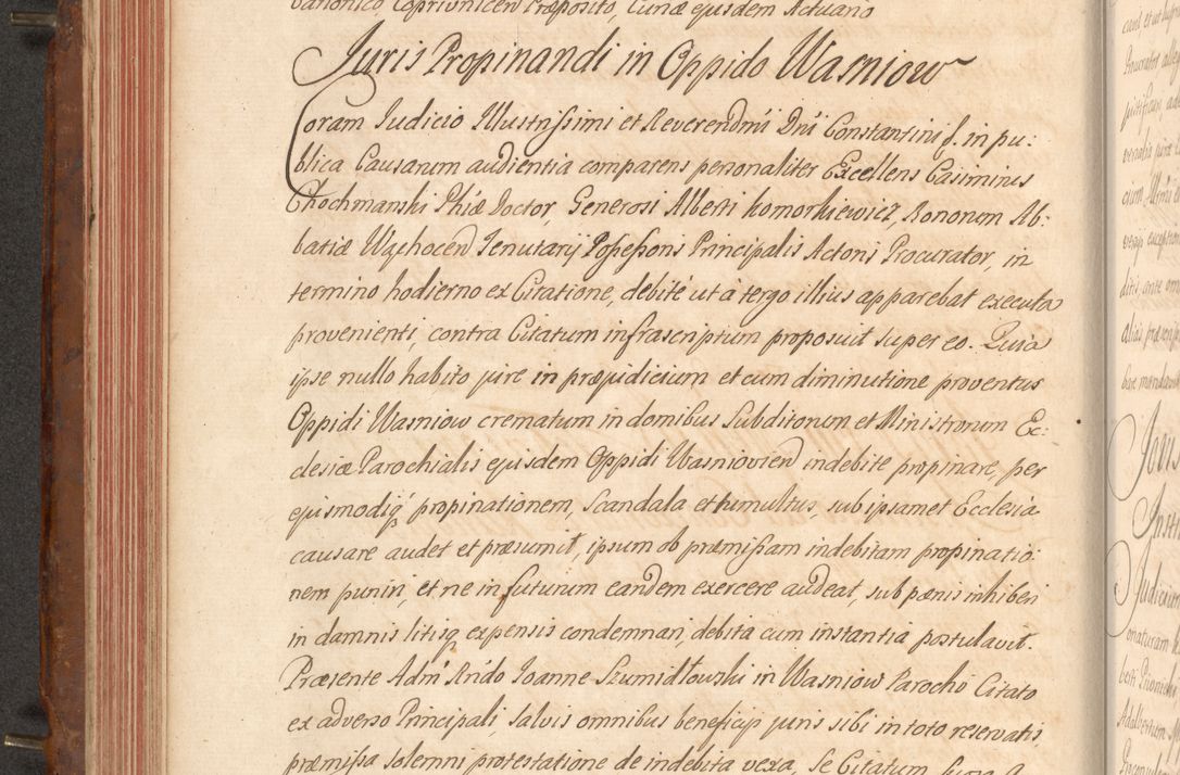 Zdjęcie nr 217 dla obiektu archiwalnego: Acta actorum episcopalium R. D. Constantini Feliciani in Szaniawy Szaniawski, episcopi Cracoviensis, ducis Severiae per annos 1724 - 1727 conscripta. Volumen II