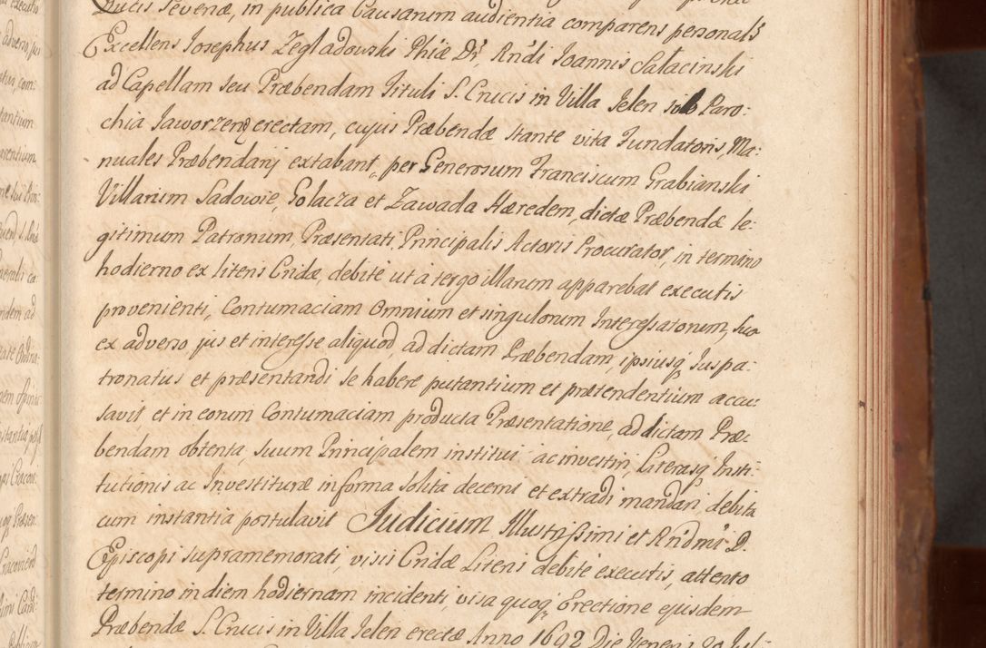 Zdjęcie nr 216 dla obiektu archiwalnego: Acta actorum episcopalium R. D. Constantini Feliciani in Szaniawy Szaniawski, episcopi Cracoviensis, ducis Severiae per annos 1724 - 1727 conscripta. Volumen II
