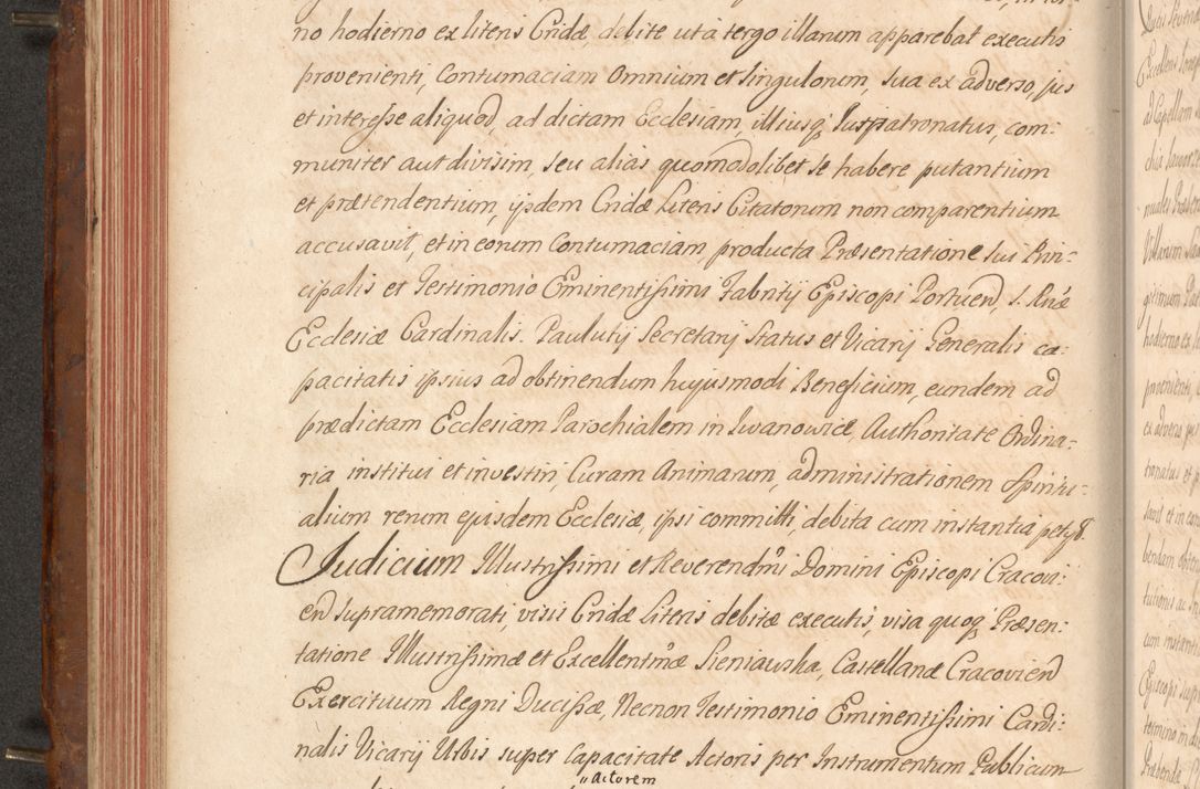 Zdjęcie nr 215 dla obiektu archiwalnego: Acta actorum episcopalium R. D. Constantini Feliciani in Szaniawy Szaniawski, episcopi Cracoviensis, ducis Severiae per annos 1724 - 1727 conscripta. Volumen II