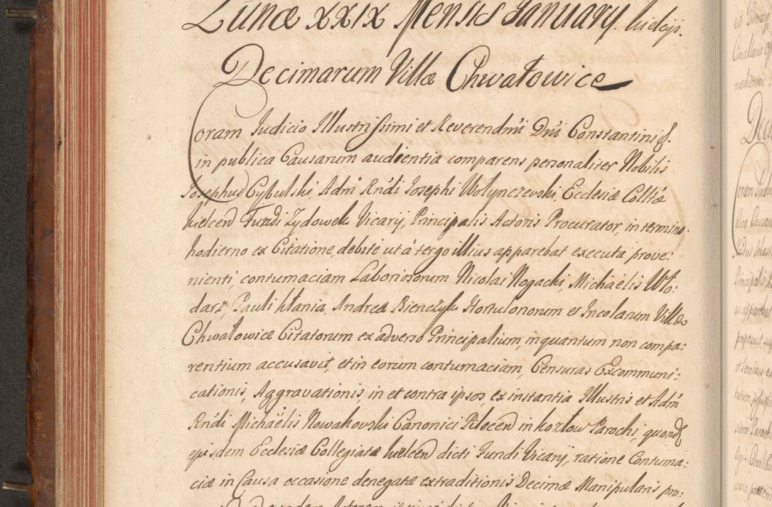Zdjęcie nr 211 dla obiektu archiwalnego: Acta actorum episcopalium R. D. Constantini Feliciani in Szaniawy Szaniawski, episcopi Cracoviensis, ducis Severiae per annos 1724 - 1727 conscripta. Volumen II
