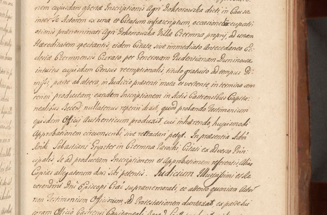 Zdjęcie nr 210 dla obiektu archiwalnego: Acta actorum episcopalium R. D. Constantini Feliciani in Szaniawy Szaniawski, episcopi Cracoviensis, ducis Severiae per annos 1724 - 1727 conscripta. Volumen II