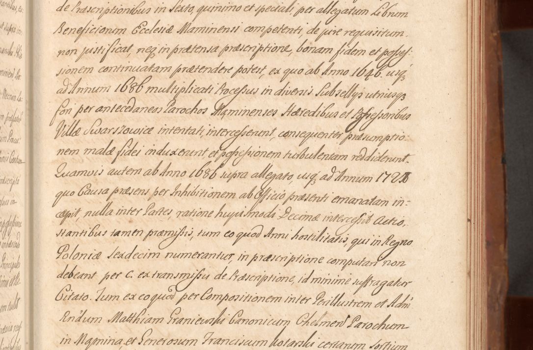 Zdjęcie nr 208 dla obiektu archiwalnego: Acta actorum episcopalium R. D. Constantini Feliciani in Szaniawy Szaniawski, episcopi Cracoviensis, ducis Severiae per annos 1724 - 1727 conscripta. Volumen II