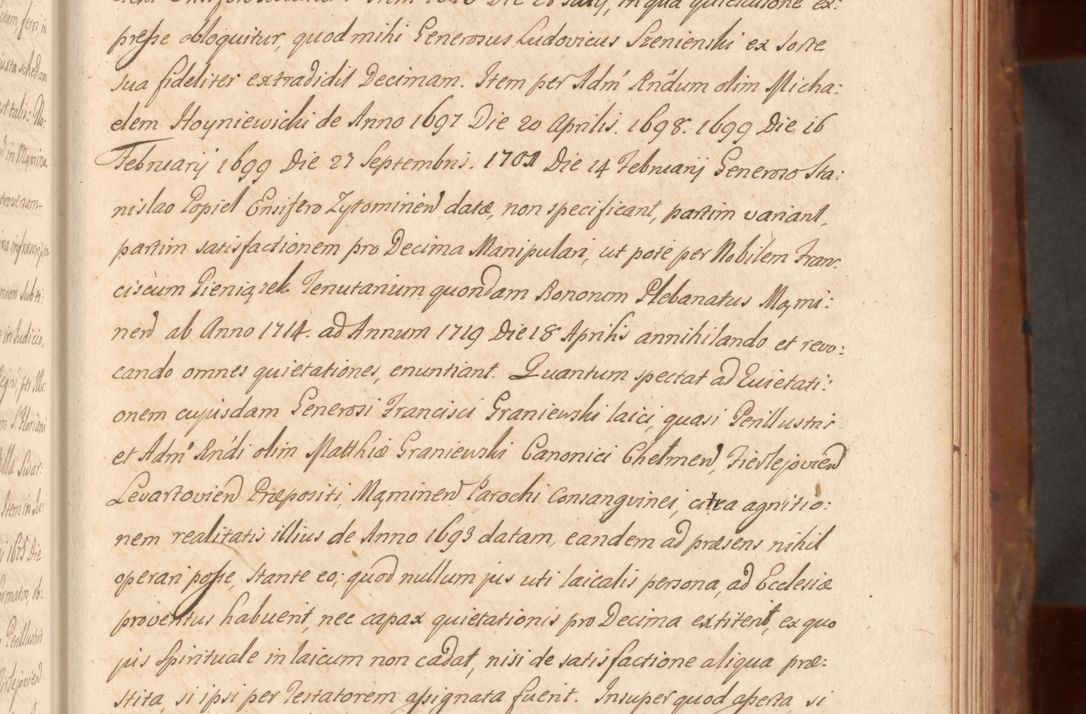 Zdjęcie nr 206 dla obiektu archiwalnego: Acta actorum episcopalium R. D. Constantini Feliciani in Szaniawy Szaniawski, episcopi Cracoviensis, ducis Severiae per annos 1724 - 1727 conscripta. Volumen II