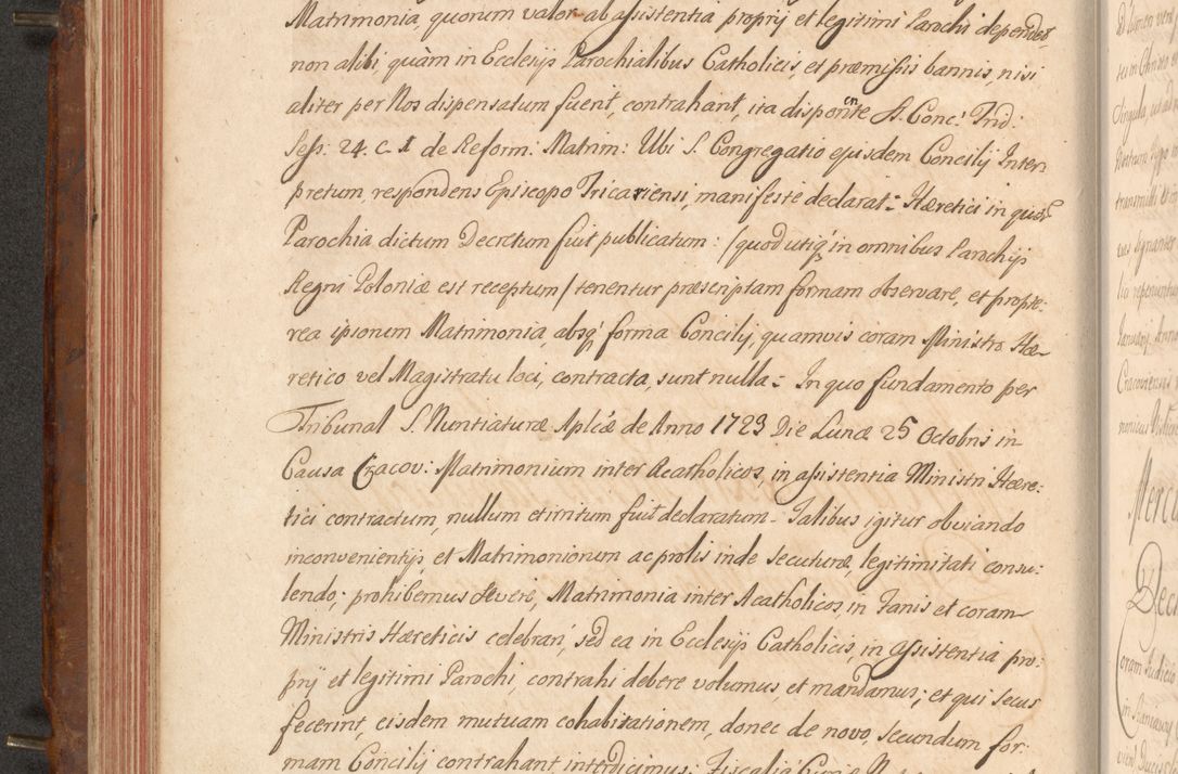 Zdjęcie nr 203 dla obiektu archiwalnego: Acta actorum episcopalium R. D. Constantini Feliciani in Szaniawy Szaniawski, episcopi Cracoviensis, ducis Severiae per annos 1724 - 1727 conscripta. Volumen II