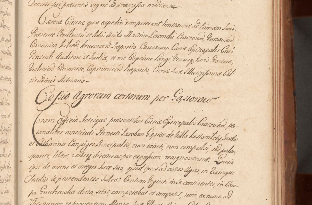 Zdjęcie nr 200 dla obiektu archiwalnego: Acta actorum episcopalium R. D. Constantini Feliciani in Szaniawy Szaniawski, episcopi Cracoviensis, ducis Severiae per annos 1724 - 1727 conscripta. Volumen II