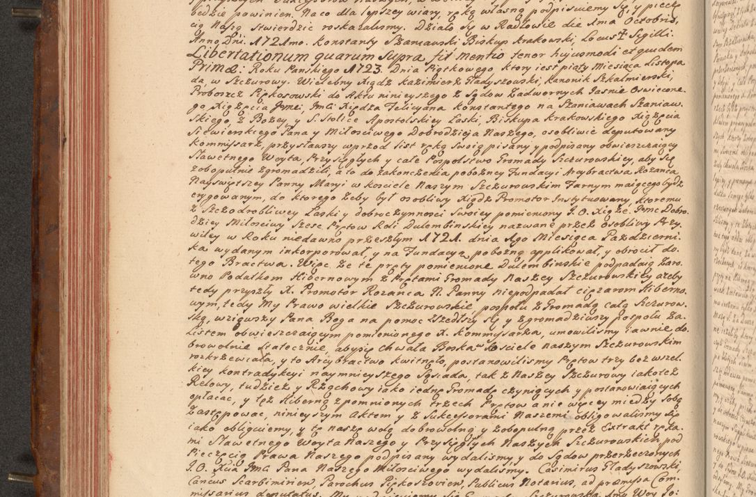 Zdjęcie nr 193 dla obiektu archiwalnego: Acta actorum episcopalium R. D. Constantini Feliciani in Szaniawy Szaniawski, episcopi Cracoviensis, ducis Severiae per annos 1724 - 1727 conscripta. Volumen II
