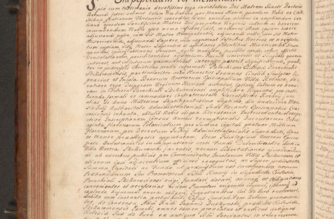 Zdjęcie nr 189 dla obiektu archiwalnego: Acta actorum episcopalium R. D. Constantini Feliciani in Szaniawy Szaniawski, episcopi Cracoviensis, ducis Severiae per annos 1724 - 1727 conscripta. Volumen II
