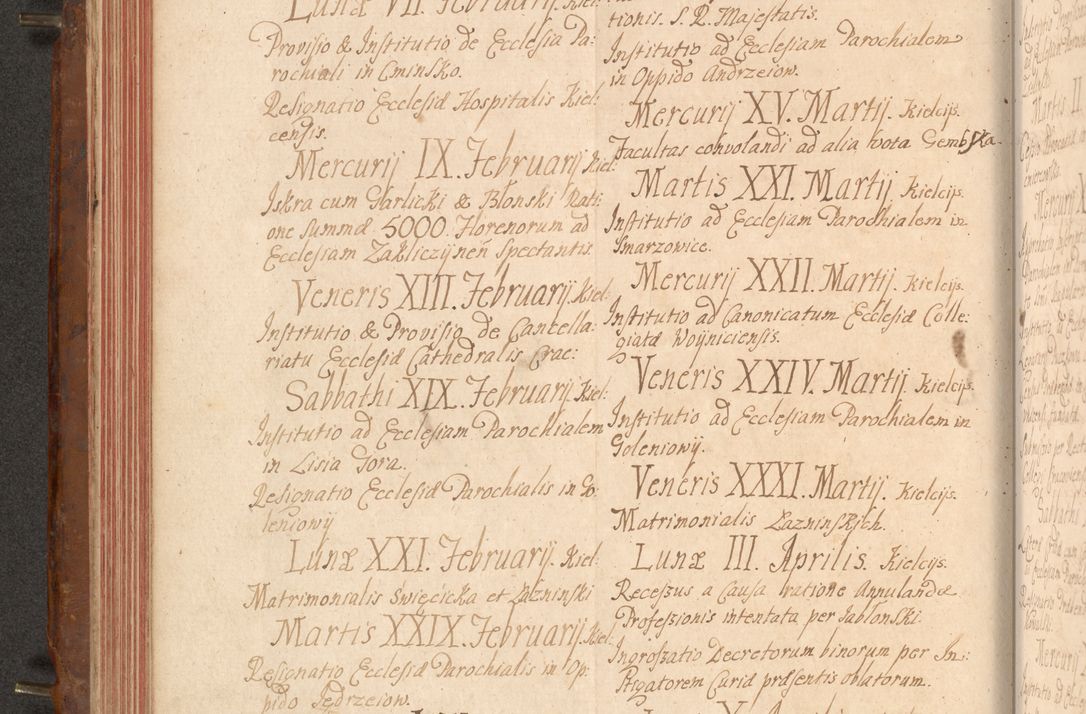 Zdjęcie nr 185 dla obiektu archiwalnego: Acta actorum episcopalium R. D. Constantini Feliciani in Szaniawy Szaniawski, episcopi Cracoviensis, ducis Severiae per annos 1724 - 1727 conscripta. Volumen II
