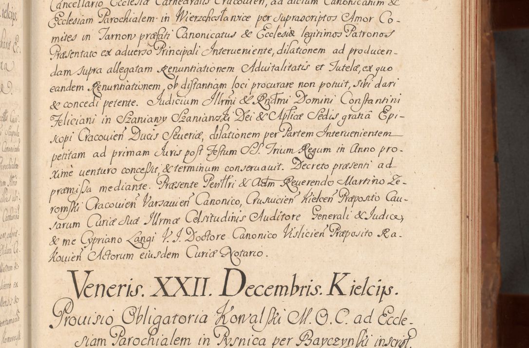 Zdjęcie nr 182 dla obiektu archiwalnego: Acta actorum episcopalium R. D. Constantini Feliciani in Szaniawy Szaniawski, episcopi Cracoviensis, ducis Severiae per annos 1724 - 1727 conscripta. Volumen II