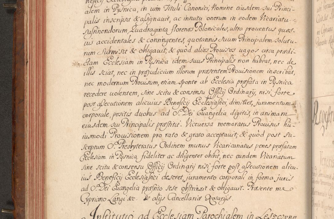 Zdjęcie nr 183 dla obiektu archiwalnego: Acta actorum episcopalium R. D. Constantini Feliciani in Szaniawy Szaniawski, episcopi Cracoviensis, ducis Severiae per annos 1724 - 1727 conscripta. Volumen II