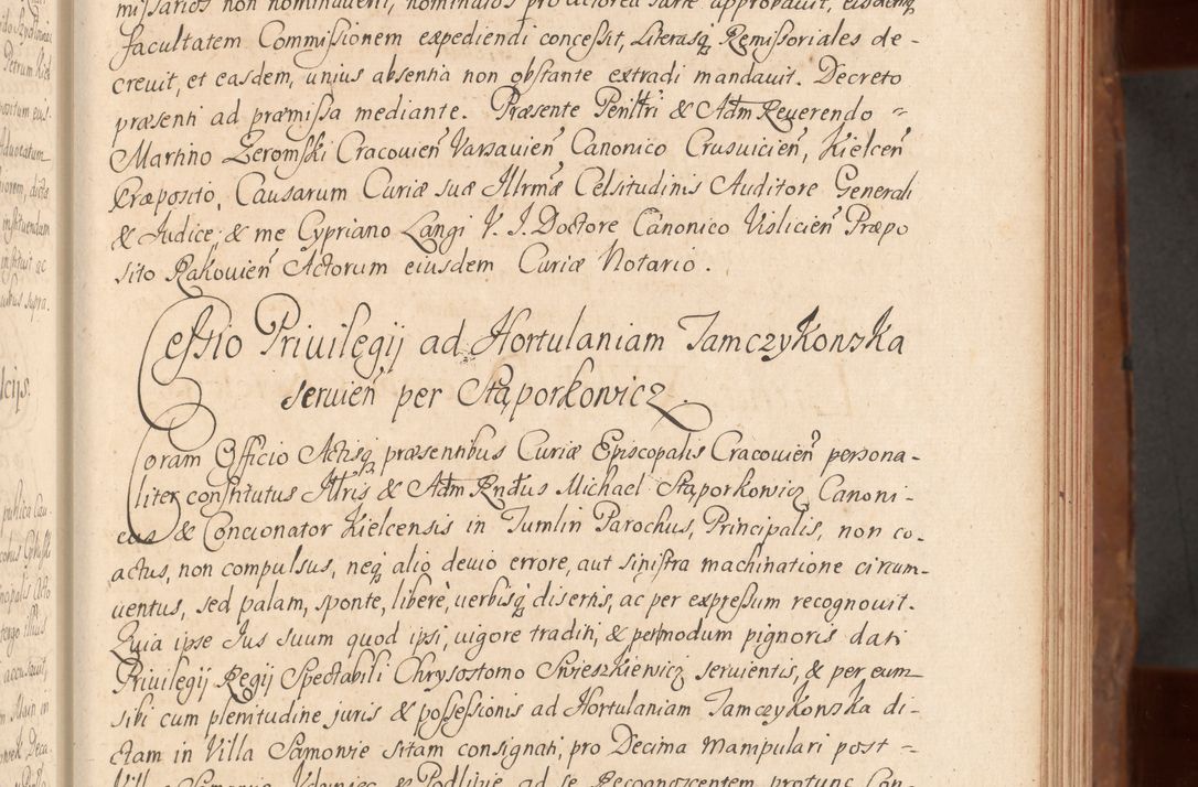Zdjęcie nr 180 dla obiektu archiwalnego: Acta actorum episcopalium R. D. Constantini Feliciani in Szaniawy Szaniawski, episcopi Cracoviensis, ducis Severiae per annos 1724 - 1727 conscripta. Volumen II