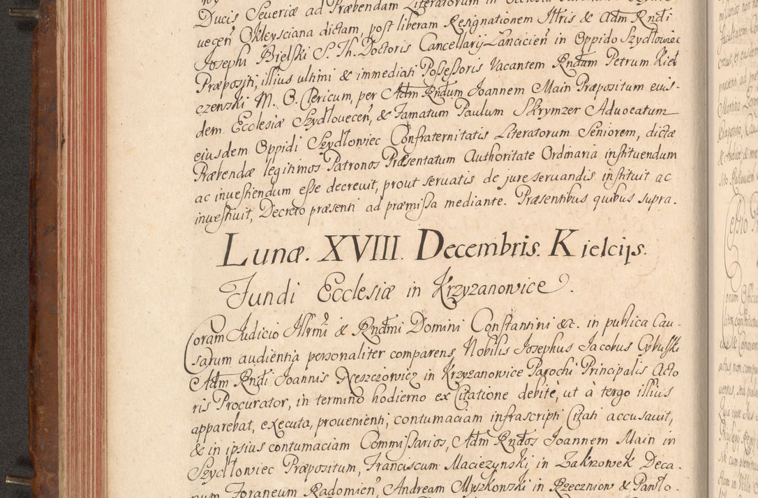 Zdjęcie nr 179 dla obiektu archiwalnego: Acta actorum episcopalium R. D. Constantini Feliciani in Szaniawy Szaniawski, episcopi Cracoviensis, ducis Severiae per annos 1724 - 1727 conscripta. Volumen II