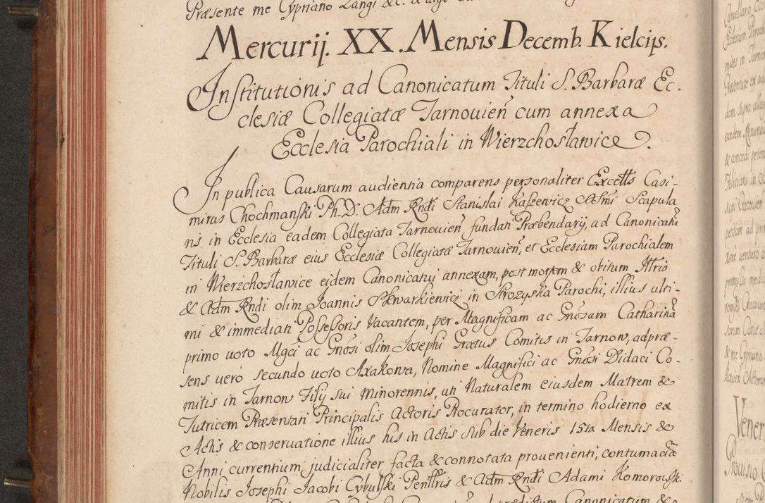 Zdjęcie nr 181 dla obiektu archiwalnego: Acta actorum episcopalium R. D. Constantini Feliciani in Szaniawy Szaniawski, episcopi Cracoviensis, ducis Severiae per annos 1724 - 1727 conscripta. Volumen II
