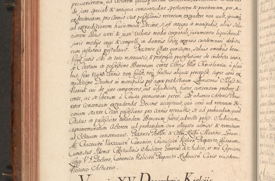 Zdjęcie nr 175 dla obiektu archiwalnego: Acta actorum episcopalium R. D. Constantini Feliciani in Szaniawy Szaniawski, episcopi Cracoviensis, ducis Severiae per annos 1724 - 1727 conscripta. Volumen II
