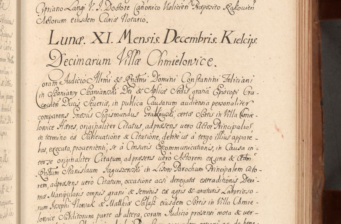 Zdjęcie nr 174 dla obiektu archiwalnego: Acta actorum episcopalium R. D. Constantini Feliciani in Szaniawy Szaniawski, episcopi Cracoviensis, ducis Severiae per annos 1724 - 1727 conscripta. Volumen II