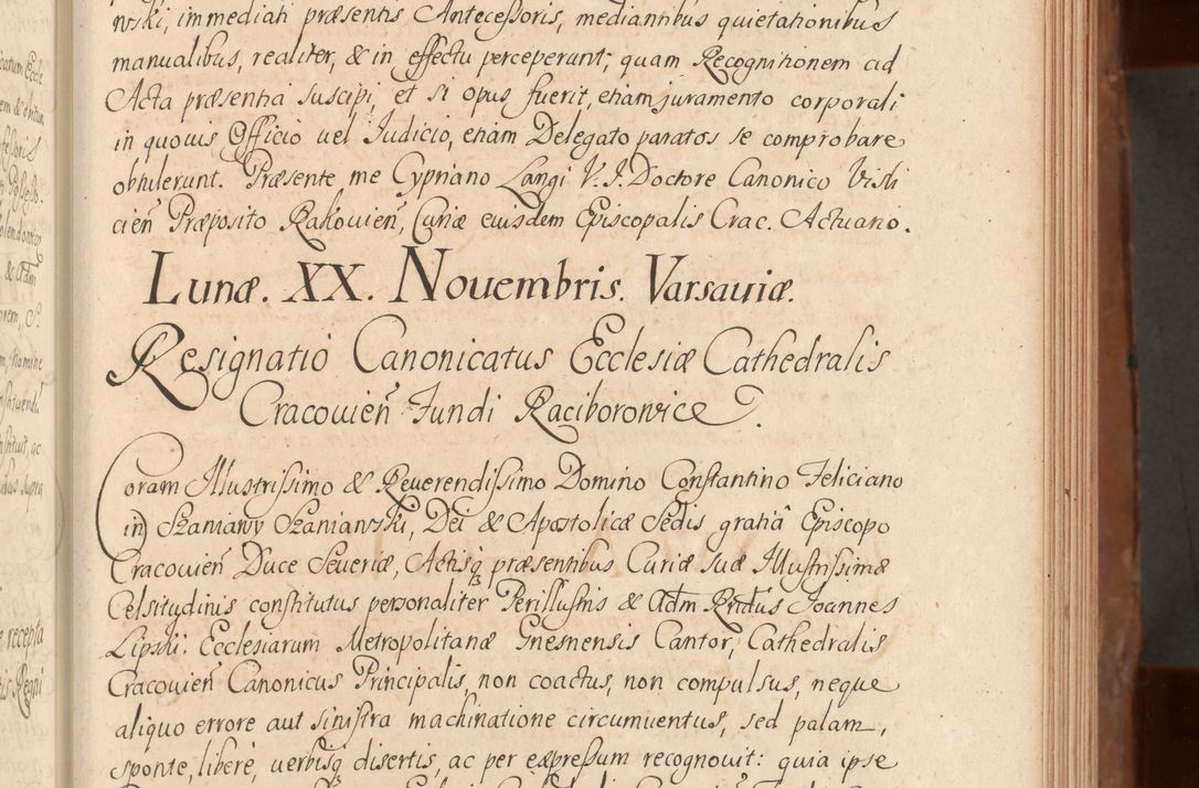 Zdjęcie nr 172 dla obiektu archiwalnego: Acta actorum episcopalium R. D. Constantini Feliciani in Szaniawy Szaniawski, episcopi Cracoviensis, ducis Severiae per annos 1724 - 1727 conscripta. Volumen II