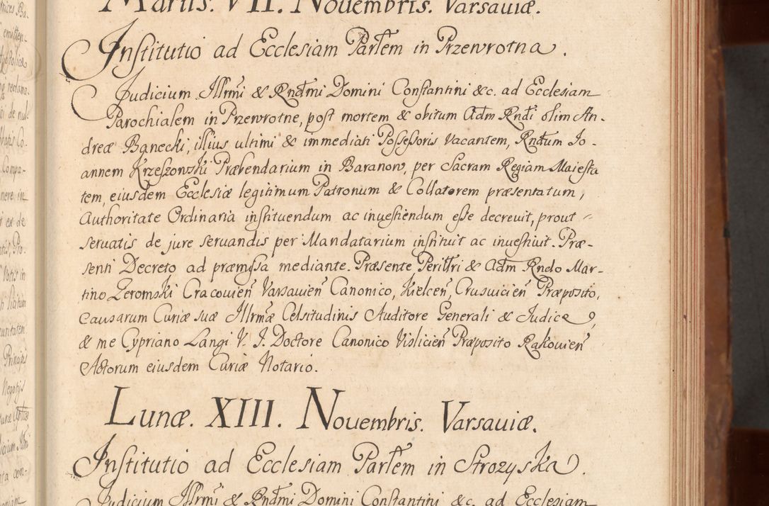 Zdjęcie nr 170 dla obiektu archiwalnego: Acta actorum episcopalium R. D. Constantini Feliciani in Szaniawy Szaniawski, episcopi Cracoviensis, ducis Severiae per annos 1724 - 1727 conscripta. Volumen II