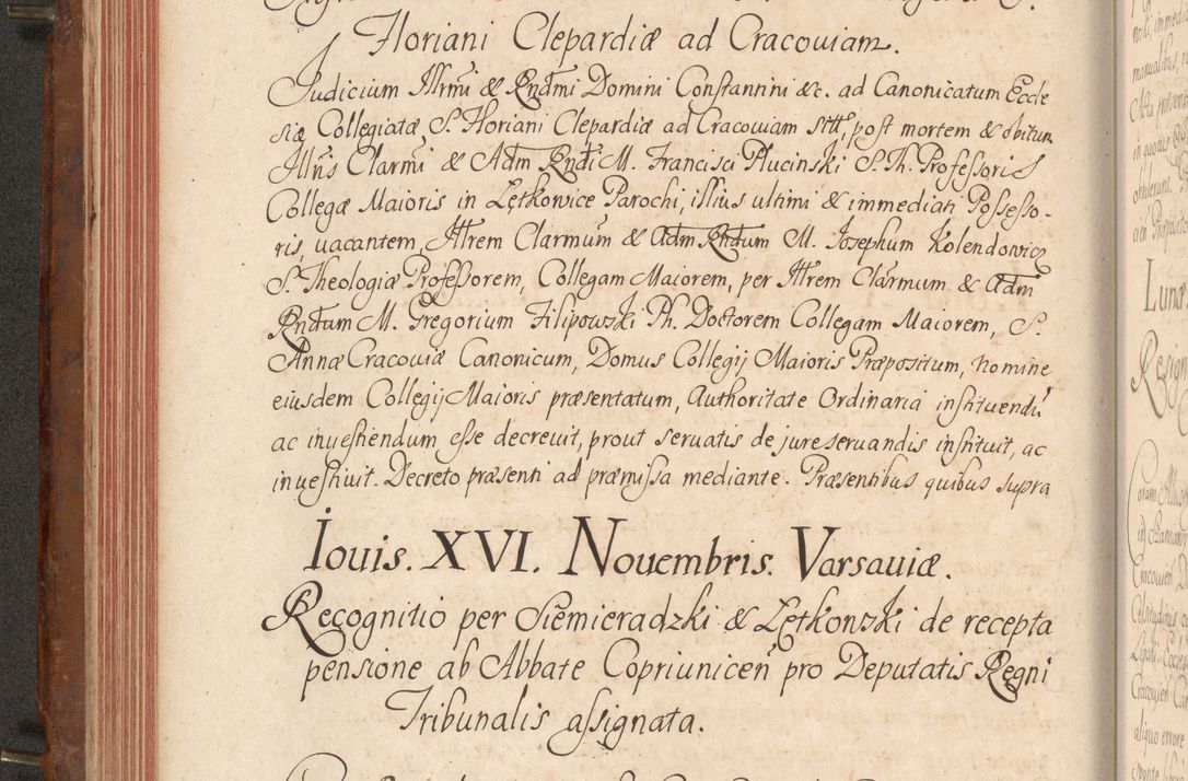 Zdjęcie nr 171 dla obiektu archiwalnego: Acta actorum episcopalium R. D. Constantini Feliciani in Szaniawy Szaniawski, episcopi Cracoviensis, ducis Severiae per annos 1724 - 1727 conscripta. Volumen II