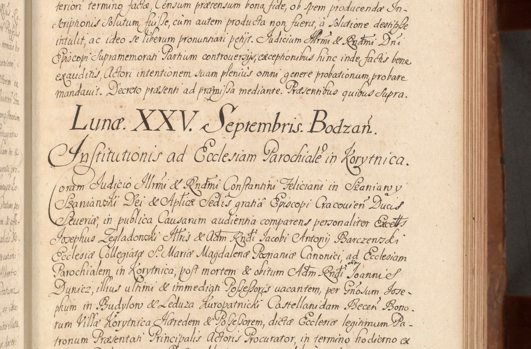 Zdjęcie nr 166 dla obiektu archiwalnego: Acta actorum episcopalium R. D. Constantini Feliciani in Szaniawy Szaniawski, episcopi Cracoviensis, ducis Severiae per annos 1724 - 1727 conscripta. Volumen II